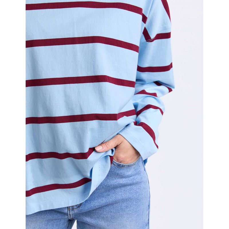 ELM Callie Stripe L/S Tee image number 2